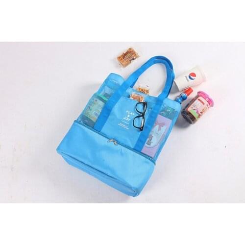 2021 New Beach leisure Handbag Cooler Insulated Lunch Box lunch bag insulated Thermo Thermal Lunch Box for Kids Food Picnic Bag