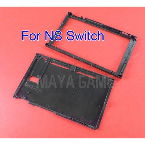 1set Replacement Original Black Hard Housing Shell Case Part for NS Switch Console Front Back Faceplate For Nintendo Switch