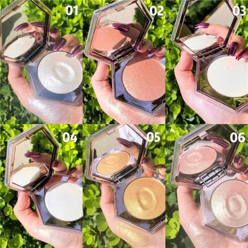 Brighten Highlighter Face Bronzer Palette Makeup Body Contour Shimmer Powder Body Base Illuminator Highlight Cosmetic