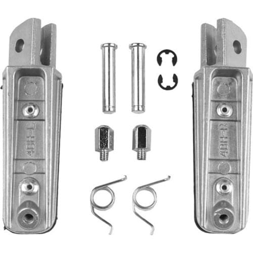 Motorcycle Front Footrest Foot Pegs Pedals For YAMAHA XJ 900 S Diversion 97-03 YZF 1000 R1 07 FZ6R 2009-2013