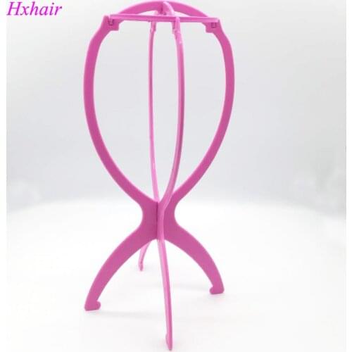 Freeshipping - 100pcs Plastic Wigs Stand / Wigs Holder for HAIR WIGS / Red Pink White Blue Black / Mix Colors