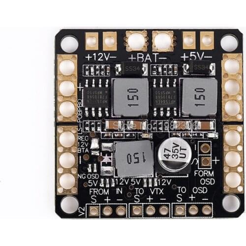 3 in 1 Power Distribution Board PDB \ LCUltrasonic SensorBEC 2-6S 5V 12V 3A for Naze32 SP Racing F3 Flight Controller DIY Drone