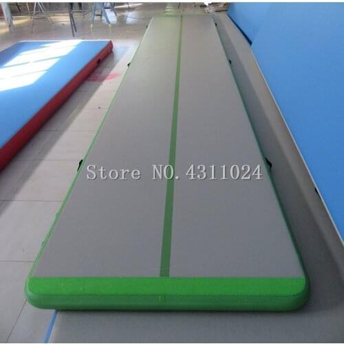 Professional Air Track 4x1x0.1m Inflatable Gymnastics Tumbling Mat - Practice Gymnastics, Cheerleading, Tumbling, Martial Arts