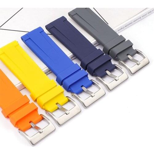 Silicone Watch Band 20mm 22mm Quick Release Rubber Watches Strap For Men Women Waterproof Replacement Watchband Silicone Watch