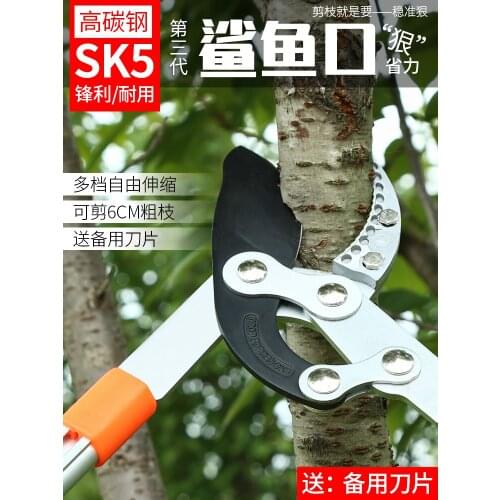 Garden fruit tree pruning branches strong scissors gardening tools free spare blade