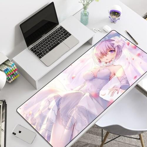 Anime Sexy Long-legged Black Silk Starry Girl XXLGame AccessoriesTable Mat Game PlayerComputer Non-slip and Waterproof Table Mat