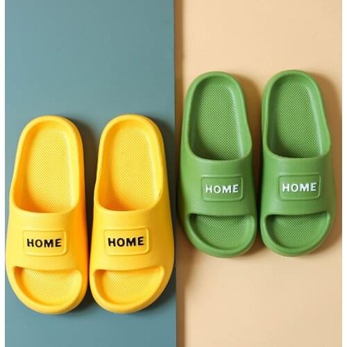 Summer Casual Shoes Men Slippers Soft Open Toe Beach Slippers Indoor Bathroom Comfort Waterproof Slippers Women 2021 New
