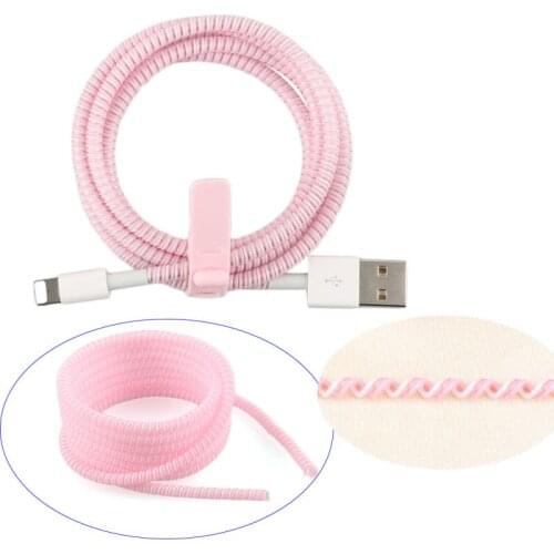 1.4M Cable Winder Organizer Charging Data Line Cable Protector For IPhone Huawei Xiaomi Charging Line Wire Cord Protection Wrap