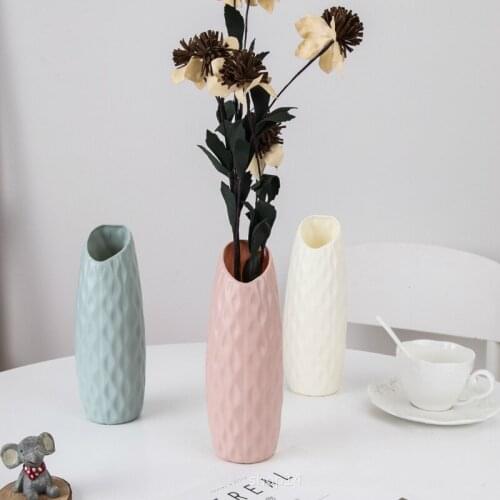 Modern Flower Vase Home Flower Arrangement Living Room Origami Plastic Nordic Style Home Decoration Ornament Home Decor Hot Sale