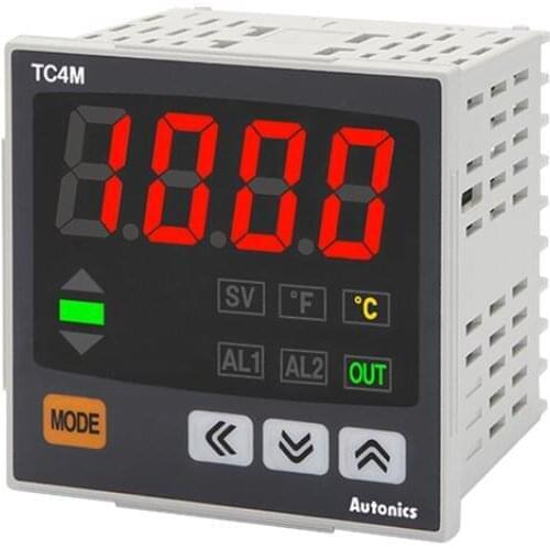 TC4M-24R Temp Control, W72 x H72, Single display 4 Digit, PID Control, Relay & SSR Output, 2 Alarm Output, 100-240 VAC
