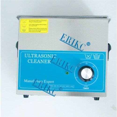ERIKC Ultrasonic Cleaner 110v 3l Wash Machine Ultrasonic Cleaner Bath for Common Rail Auot Fuel Injector E1024047