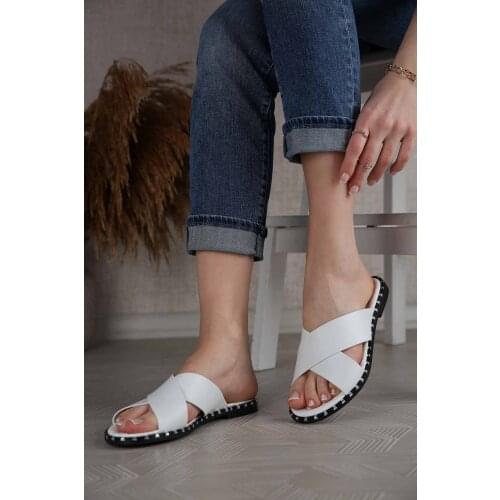 Women Cross Belt Flip Flops Summer Slippers Models-46