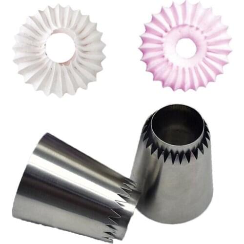 1pcs Sulta Ne Ring Cookies Mold Sultan Tube Icing Piping Nozzles For Decrating Cakes Big Size Russian Pastry Tips Dessert Decor