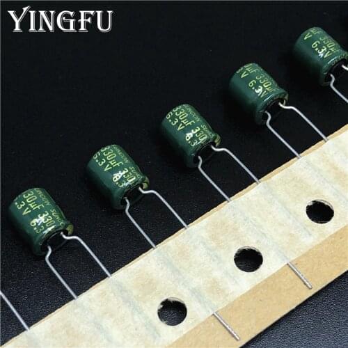 10Pcs/100Pcs 330uF 6.3V SUNCON(SANYO) SAX series 6.3x7mm 6.3V330uF Low Impedance Aluminum Electrolytic Capacitor