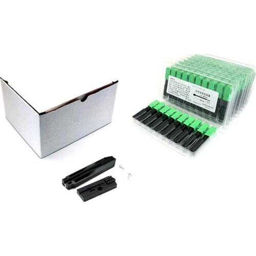 100PCS Ftth SC APC optical fiber quick connector SC APC Fiber Optic Fast Connector SC quick assembly connector Free shipping