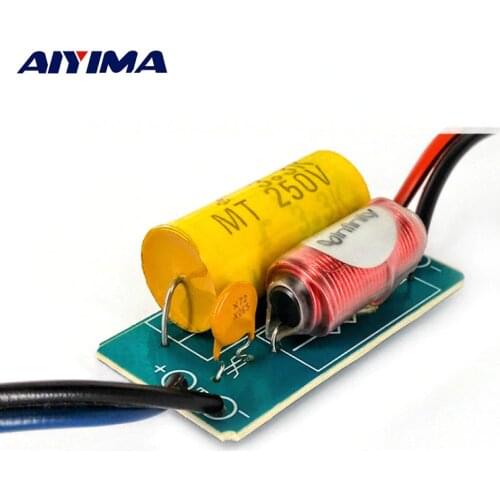 AIYIMA 2Pcs 40W Pure Tweeter Divider Crossover Frequency Divider Home Stage Car Tweeter DIY Pure Crossover Divider