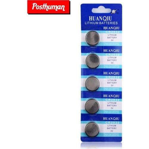 Posthuman Coin Cells Bateria CR2032 3V Lithium Button Battery BR2032 DL2032 ECR2032 CR 2032 Lithium Battery Main Board Hot Sale