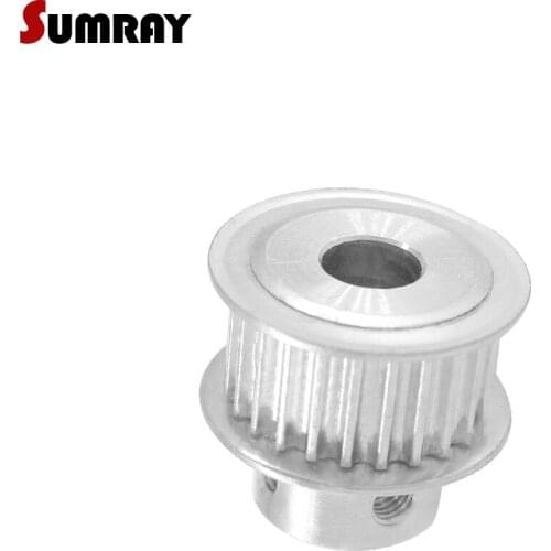 SUMRAY 3M 22T Aluminium Motor Pulley 5/6/6.35/8/10mm Inner Bore Timing Belt Pulley 11mm Belt Width for 10mm Timing Belt 2pcs