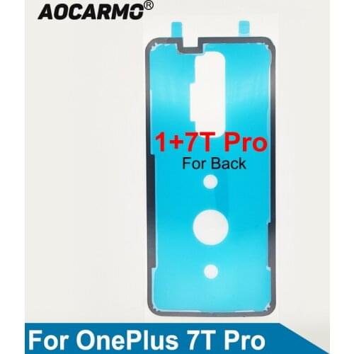 Aocarmo For OnePlus 7T Pro 1+7T Pro Back Adhesive Back Cover Waterproof Sticker Glue