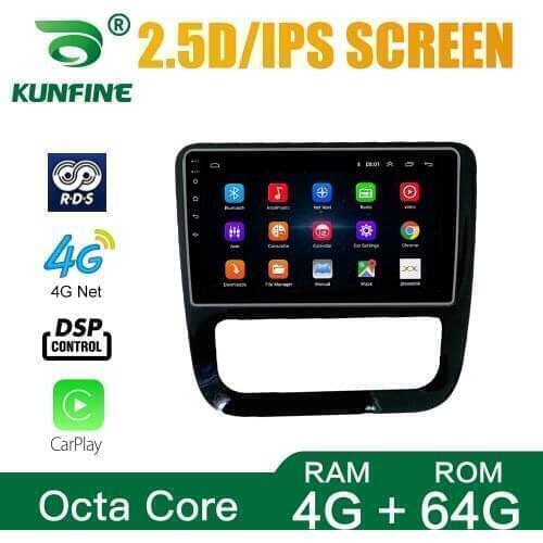 Car Stereo for VW Scirocco 2009-2014 MT AC Octa Core Android 10.0 Car DVD GPS Navigation Player Deckless Radio