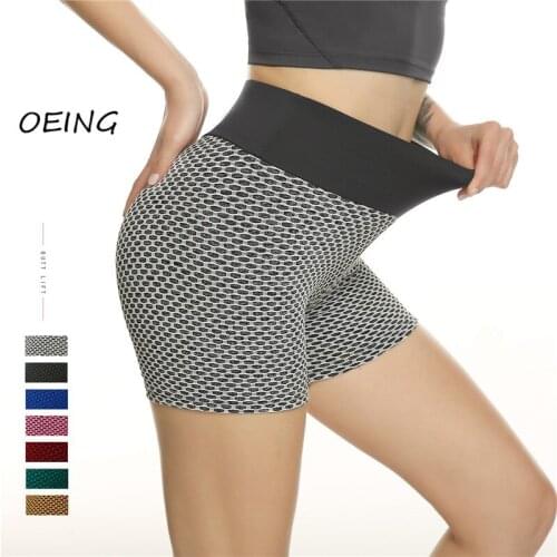 High Waist Exercise Shorts Seamless Fitness Yoga Shorts Running Exercise Shorts Gym Leggings