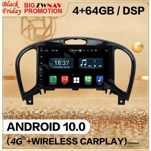 Carplay 4+128 2 Din For Nissan Juke 2011 2012 2013 2014 2015 2016 2017 2018 Android Player Audio Radio GPS Navi Unit Auto Stereo