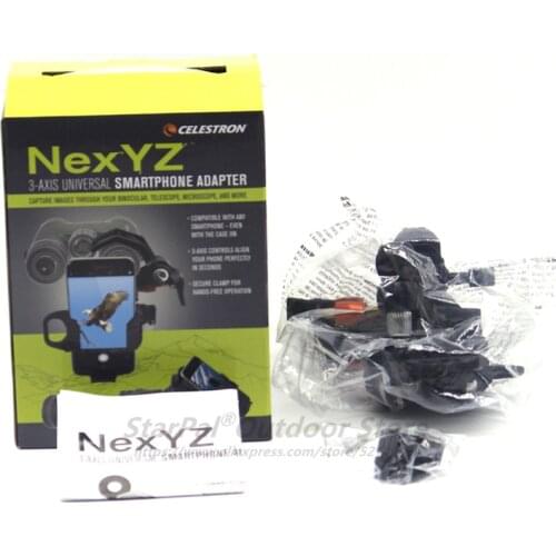 Celestron NexYZ 3-Axis axis universal smartphone adapter mobile telescopes microscope