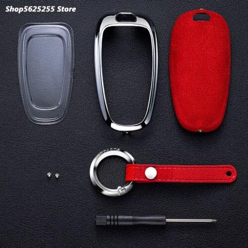 Car Key Case Protection For Hyundai Tucson NX4 2021 2022 Key Cover Shell Protector Keychain Ring Accessories