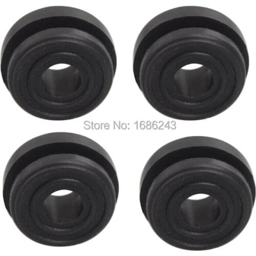 Black 4pc Rubber Grommets Fits for Harley Hard Saddlebag Bag Touring models Road king Glide New