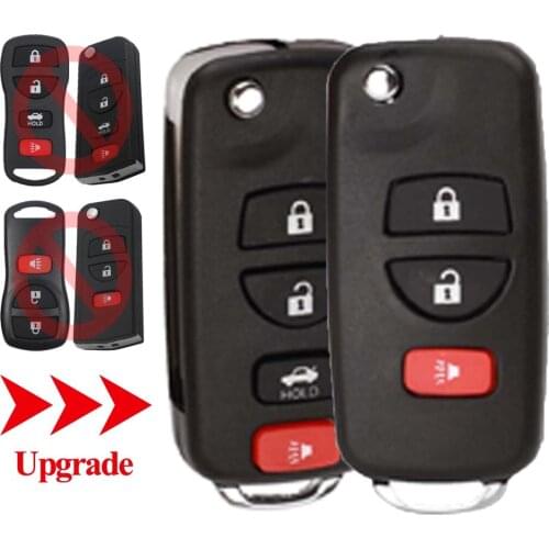 Remote Car Key Shell Fob for Nissan Sentra Armada 350Z Altima Maxima Infiniti FX35 EX35 FX45 QX56 G35 M45 I35 Styling