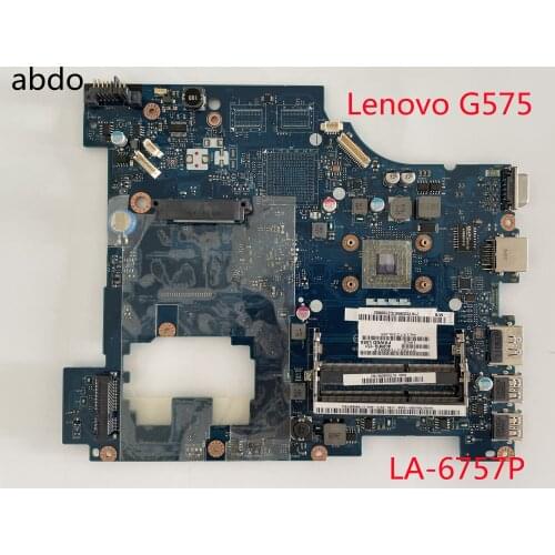 For Lenovo G575 Notebook PAWGD LA-6757P laptop motherboard G575GX Notebook DDR3