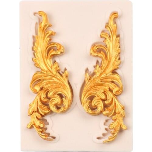 DIY European lace Liquid silicone mold Fondant baking tool cake mould cake decorating tools Valentines Easter