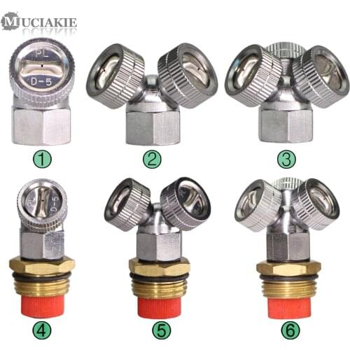 MUCIAKIE High Pressure Sprayer Nozzle Irrigation Spray Fan-Shaped Fine Mist Sprinkler Garden Dust Removal Cooling System Spray