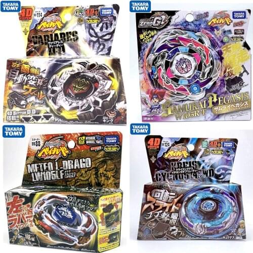 Ready Stock 4pcs/Lot Discount Beyblade Burst Takara Tomy with Launcher and Original Box BB114 BBG26 BB114 BB88 As Kids Toys