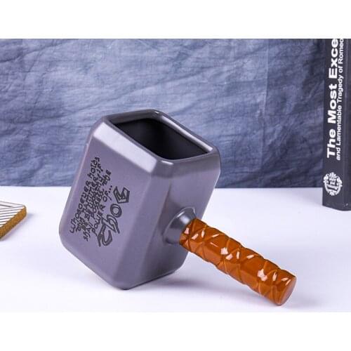 Nordic Style Personality Hammer Ceramic Water Cup Three-dimensional Modeling Creative Mug Fashion Mug