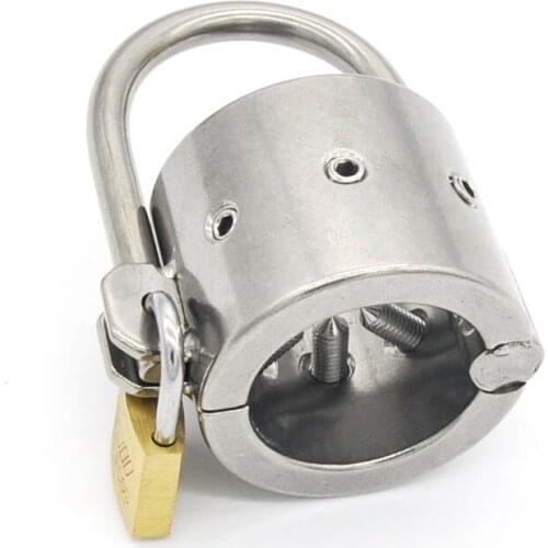 Metal Spike Cock Rings Male Chastity Device Penis Ring Stimulate Scrotum Urethral Dick Stretcher Time Delay Sex Toys For Men