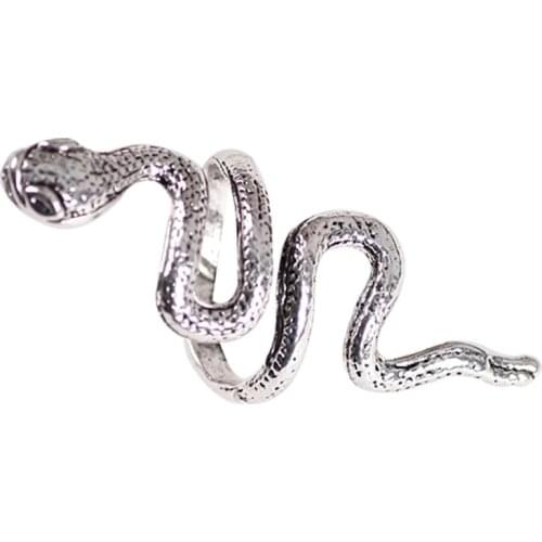 2020 Fashion Lady Snake Ring Creative Metal Alloy Punk Rock Retro Animal Jewelry Party Essential Equipment Wholesale