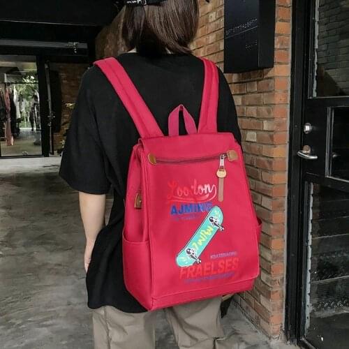 Fashion Backpack Unisex Backpack Nylon Shoulder Bag New Female Backpack Large School Backpack Student Leisure School Bag