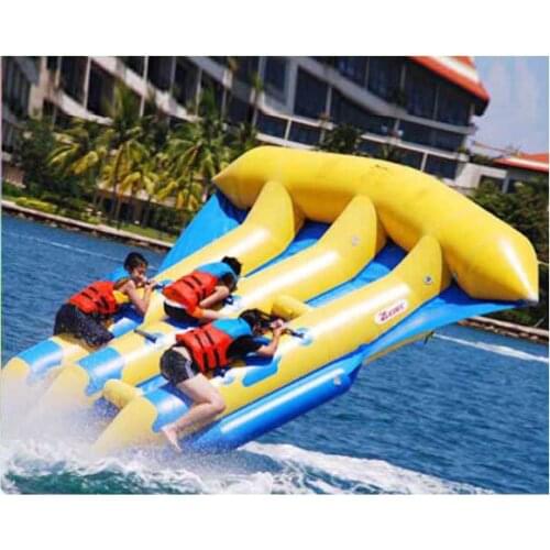 Inflatable flying fish boat inflatable jet ski for surfing and entertainment for adults on the sea The material is PVC mesh clot