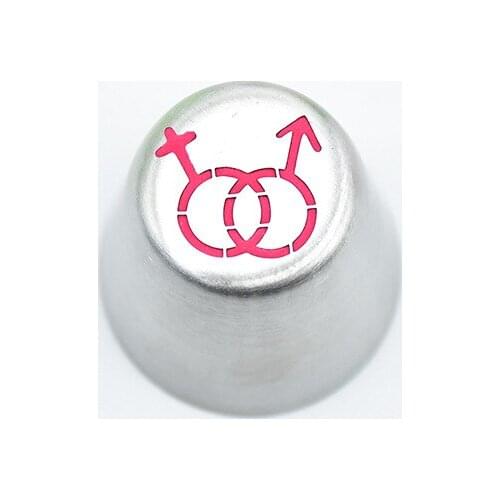 Gift Valentines Day Nozzle Icing Piping Tips Stainless Steel Nozzle Pastry Tips DIY Cake Decorating Baking Pastry Tool