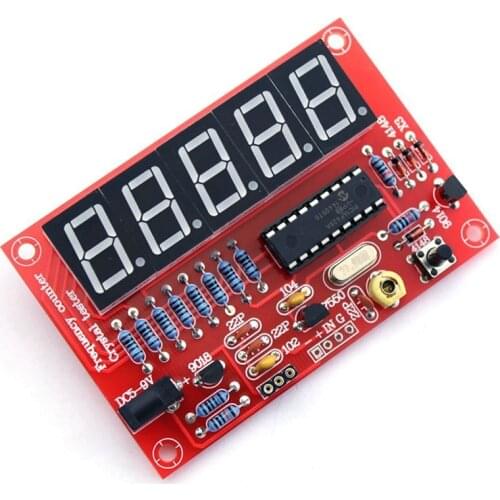 New 50 MHz Crystal Oscillator Frequency counter Testers DIY Kit 5 Resolution Digital Red