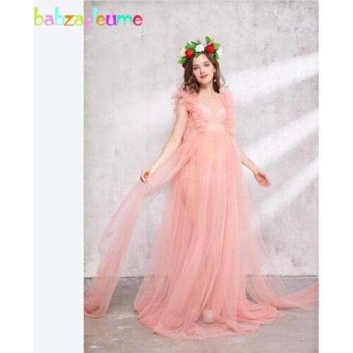 Pregnant Clothes Long Maternity Dresses For Photo Shoot Plus Size Women Clothing 2018 Korean Pregnancy Photography Dress BC1115