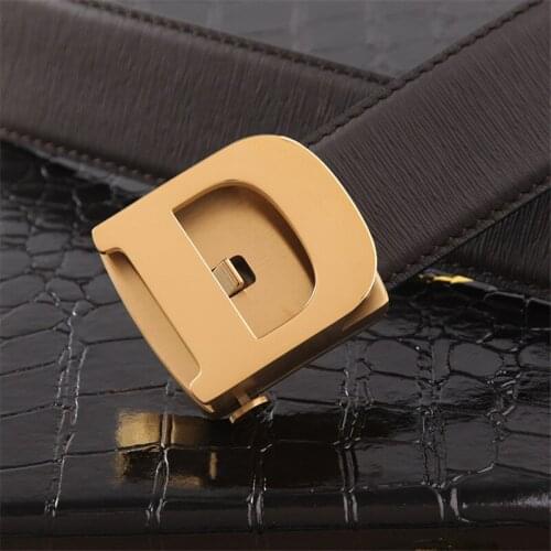 2021 New Letter Men Top Leather COWSKIN Belt luxury letter D Business casual belt Luxury Brand Belts for Men &Women Unisex Fashi