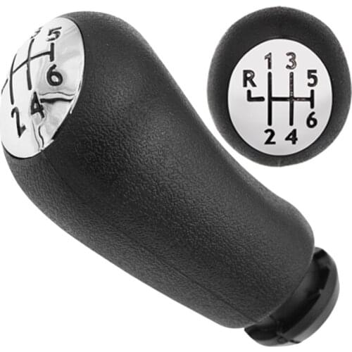 6 Speed For RENAULT CLIO MK3 3 III MEGANE MK2 SCENIC MK2 Cool Handle Ball Stick Lever Car Styling Gear Shift Knob Cap Head