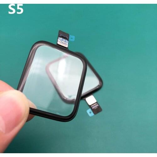 S5 Touch Glass Panel With Flex Cable 40mm 44mm TP Replacement Watches LCD Repair