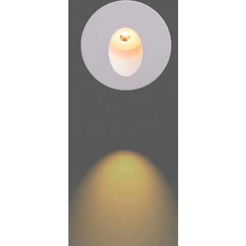 3W led Stair Light with Embedded box Corner Lamps Aluminum Step Lights Outdoor Waterproof LED Wall Lamp Footlight CY08