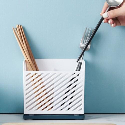 Chopsticks Tube Multifunctional Plastic Chopsticks Drain Home Tableware Rack Chopsticks Spoon Storage Box Chopsticks Cage
