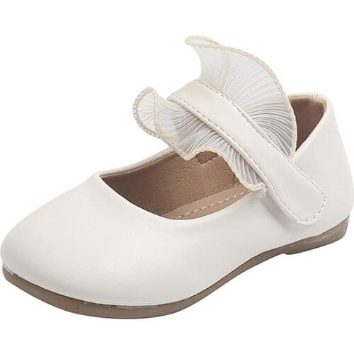 CNFSNJ Cross-tied Girls Princess Shoes Spring Autumn Children Soft PU Leather Shoes Girls Flat Shoes Size 21-30 Fashion Loafers