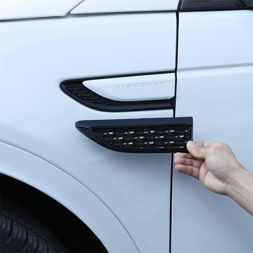 For Land Rover Discovery Sport L550 2015-2020 ABS Black Car Side Vent Decoration Trim Stickers Car Accessories Replacement Parts