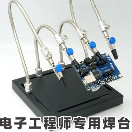 Alligator Clip Snake Tube Electronic Production Circuit Board Repair PCB Clip Video Game Fixture Soldering Soldering Station